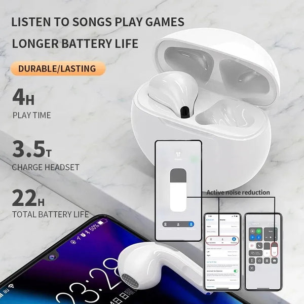Air Pro 6 TWS Bluetooth Earbuds